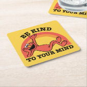 Sesamstraße | Elmo Seien Sie freundlich zu Ihnen Rechteckiger Pappuntersetzer (angewinkelt)