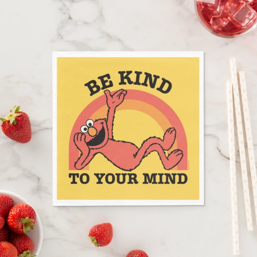 Sesamstraße | Elmo Seien Sie freundlich zu Ihnen Serviette (Beispiel)