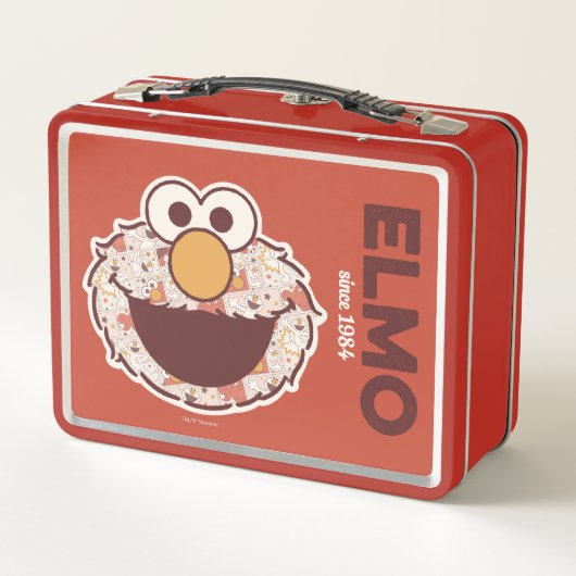 Sesamstraße | Elmo Seit 1984 Metall Lunch Box (Rückseite)