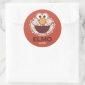 Sesamstraße | Elmo Seit 1984 Runder Aufkleber (Tasche)