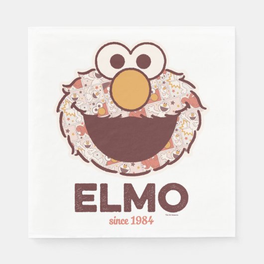 Sesamstraße | Elmo Seit 1984 Serviette (Vorderseite)