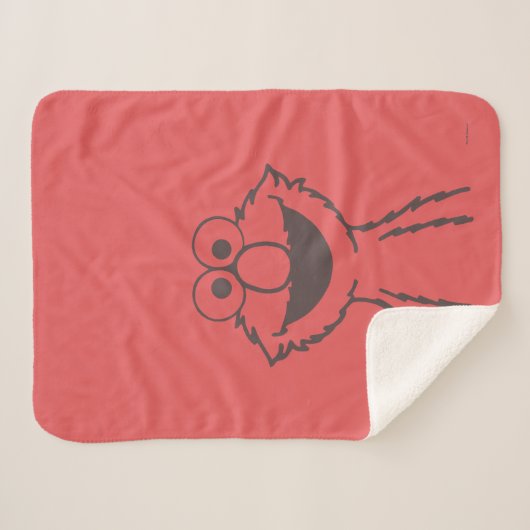 Sesamstraße | Elmo Sherpadecke (Vorderseite (Horizontal))