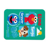 Sesamstraße | Elmo, Tango, & Grover Park Graphic Magnet (Horizontal)