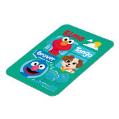Sesamstraße | Elmo, Tango, & Grover Park Graphic Magnet (Linke Seite)