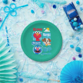 Sesamstraße | Elmo, Tango, & Grover Park Graphic Pappteller (Party)