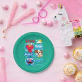 Sesamstraße | Elmo, Tango, & Grover Park Graphic Pappteller (Party)