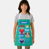 Sesamstraße | Elmo, Tango, & Grover Park Graphic Schürze (Insitu)