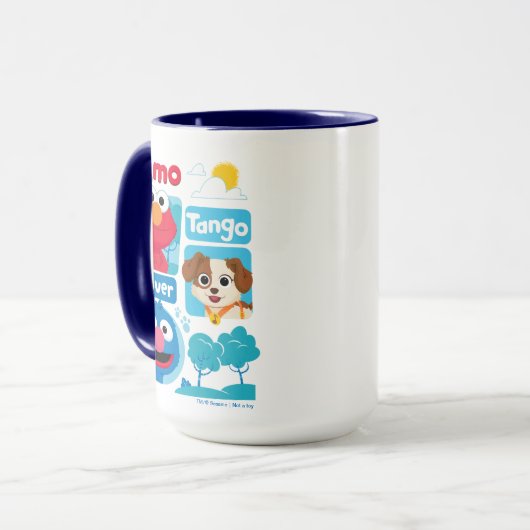 Sesamstraße | Elmo, Tango, & Grover Park Graphic Tasse (Vorderseite Links)