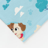 Sesamstraße | Elmo & Tango Muster Fleecedecke (Ecke)