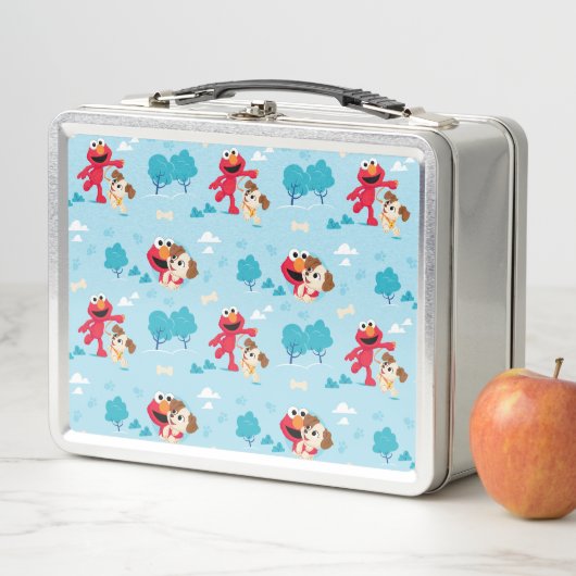 Sesamstraße | Elmo & Tango Muster Metall Brotdose (Beispiel)