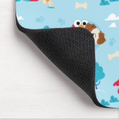 Sesamstraße | Elmo & Tango Muster Mousepad (Ecke)