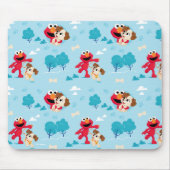 Sesamstraße | Elmo & Tango Muster Mousepad (Vorne)