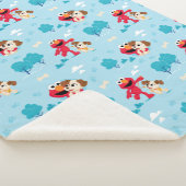 Sesamstraße | Elmo & Tango Muster Sherpadecke (3/4)