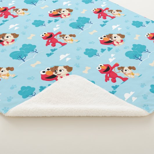 Sesamstraße | Elmo & Tango Muster Sherpadecke (3/4)