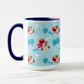 Sesamstraße | Elmo & Tango Muster Tasse (Links)