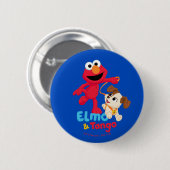 Sesamstraße | Elmo & Tango Running Button (Vorne & Hinten)