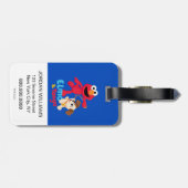 Sesamstraße | Elmo & Tango Running Gepäckanhänger (Rückseite horizontal)