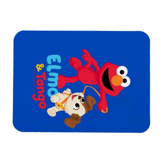 Sesamstraße | Elmo & Tango Running Magnet (Horizontal)