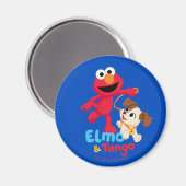 Sesamstraße | Elmo & Tango Running Magnet (Vorderseite/Rückseite)