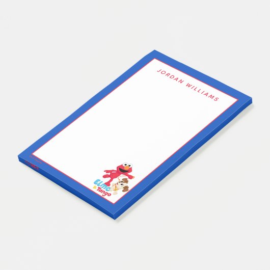 Sesamstraße | Elmo & Tango Running Post-it Klebezettel (angewinkelt)