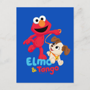 Sesamstraße Elmo & Tango Running Postkarte