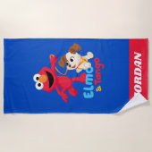 Sesamstraße | Elmo & Tango Running Strandtuch (Vorderseite)