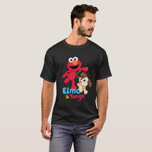 Sesamstraße | Elmo & Tango Running T-Shirt (Vorne ganz)