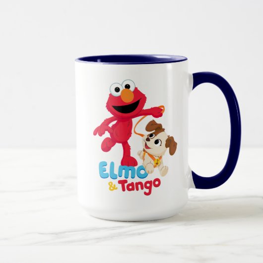 Sesamstraße | Elmo & Tango Running Tasse (Rechts)