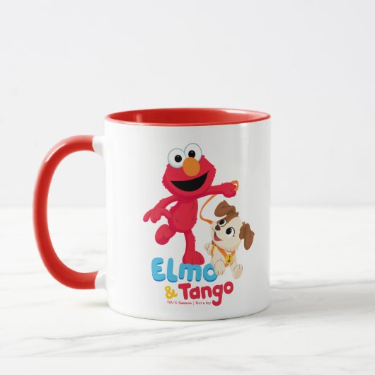 Sesamstraße | Elmo & Tango Running Tasse (Links)