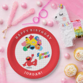 Sesamstraße | Elmo und Pals - Geburtstagsballons Pappteller (Party)