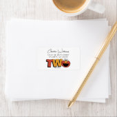 Sesamstraße | Elmo - Zweiter Geburtstag Adressaufkleber (Insitu)