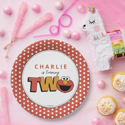 Sesamstraße | Elmo - Zweiter Geburtstag Pappteller (Party)