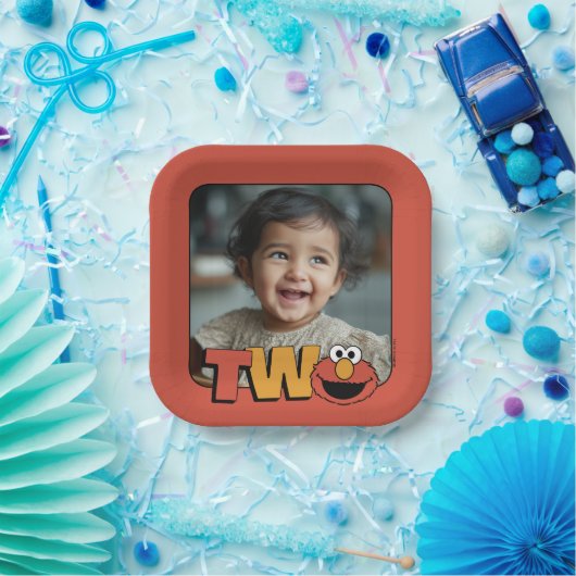 Sesamstraße | Elmo - Zweiter Geburtstag Pappteller (Party)