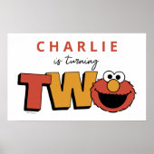 Sesamstraße | Elmo - Zweiter Geburtstag Poster (Vorne)