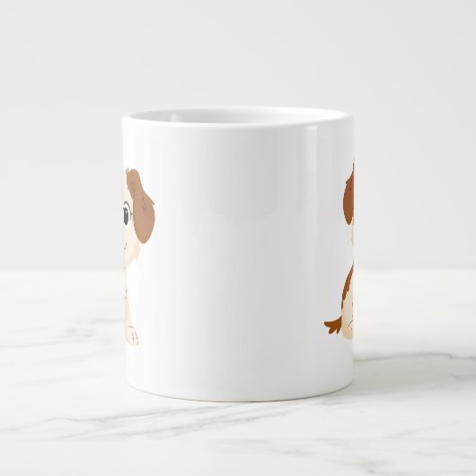 Sesamstraße | Elmo's Puppy Tango Jumbo-Tasse (Vorderseite)