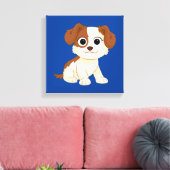 Sesamstraße | Elmo's Puppy Tango Leinwanddruck (Insitu (Wohnzimmer))