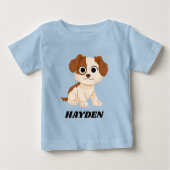 Sesamstraße | Elmo's Puppy Tango | Name hinzufügen Baby T-shirt (Vorderseite)