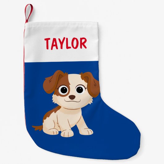 Sesamstraße | Elmo's Puppy Tango | Name hinzufügen Kleiner Weihnachtsstrumpf (Vorderseite)