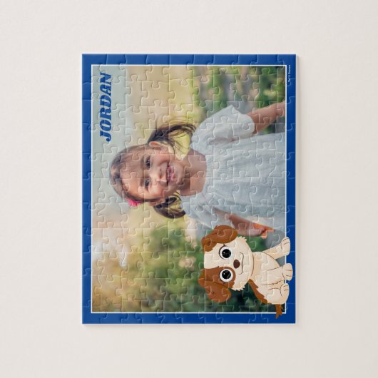 Sesamstraße | Elmo's Puppy Tango | Name hinzufügen Puzzle (Vertikal)