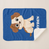 Sesamstraße | Elmo's Puppy Tango | Name hinzufügen Sherpadecke (Vorderseite (Horizontal))