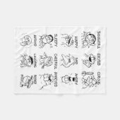 Sesamstraße | Emotionen und Gefühle Fleecedecke (Vorderseite (Horizontal))