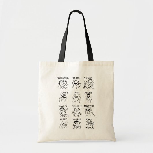Sesamstraße | Emotionen und Gefühle Tragetasche (Vorne)