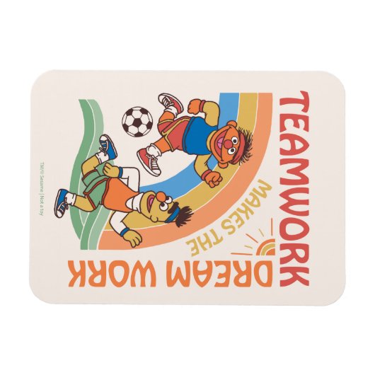 Sesamstraße | Ernie & Bert Teamwork Magnet (Horizontal)