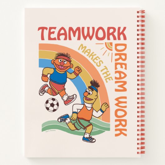 Sesamstraße | Ernie & Bert Teamwork Notizblock (Rückseite)