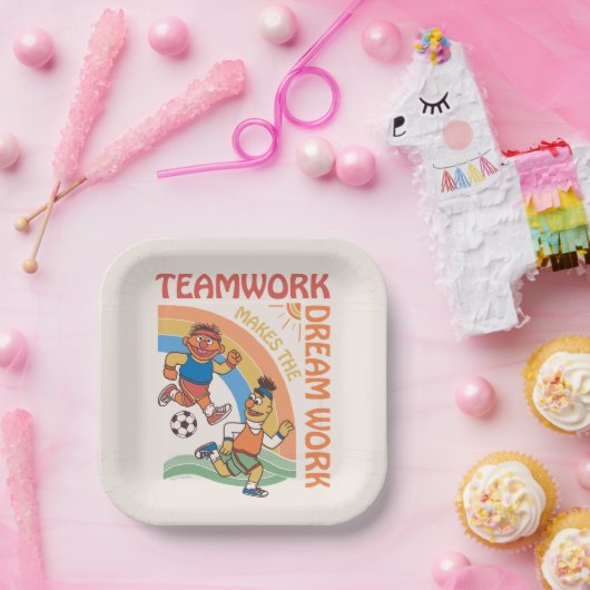 Sesamstraße | Ernie & Bert Teamwork Pappteller (Party)