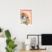 Sesamstraße | Ernie & Bert Teamwork Poster (Heimbüro)