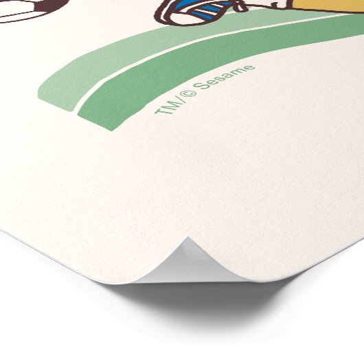 Sesamstraße | Ernie & Bert Teamwork Poster (Ecke)