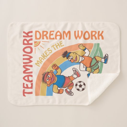 Sesamstraße | Ernie & Bert Teamwork Sherpadecke (Vorderseite (Horizontal))