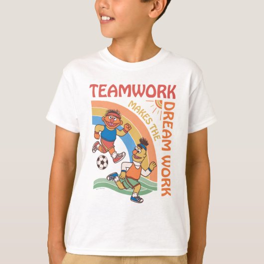 Sesamstraße | Ernie & Bert Teamwork T-Shirt (Vorderseite)