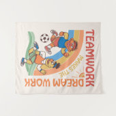 Sesamstraße | Ernie & Bert Teamwork Wandteppich (Vorderseite (Horizontal))